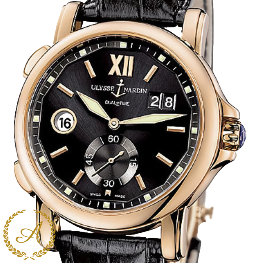 Ulysse Nardin Dual Time 42 mm Rose Gold 246-55 - Швейцарские часы Ulysse Nardin Dual Time 42 mm Rose Gold 246-55