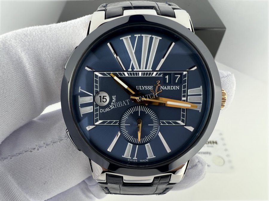 Ulysse Nardin Executive Dual Time 43 mm 243-00/43-BQ