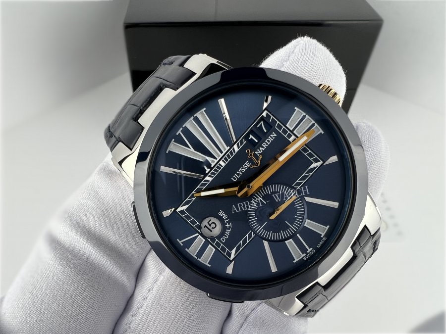 Ulysse Nardin Executive Dual Time 43 mm 243-00/43-BQ