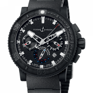Ulysse Nardin Marine Diver Black Sea Chronograph 45,8 mm - Швейцарские часы Ulysse Nardin Marine Diver Black Sea Chronograph 45,8 mm