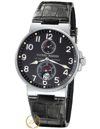 Ulysse Nardin Maxi Marine Chronometer Black Dial 41 mm 263-66
