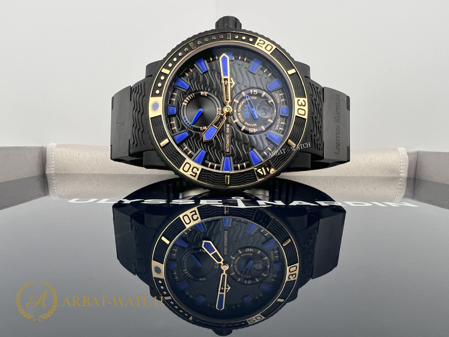 Ulysse Nardin Maxi Marine Diver Black Sea 45,8 mm 263-92LE-3C - Швейцарские часы Ulysse Nardin Maxi Marine Diver Black Sea 45,8 mm 263-92LE-3C