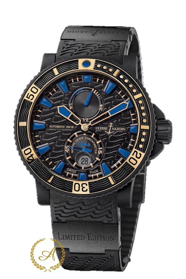 Ulysse Nardin Maxi Marine Diver Black Sea 45,8 mm 263-92LE-3C - Швейцарские часы Ulysse Nardin Maxi Marine Diver Black Sea 45,8 mm 263-92LE-3C