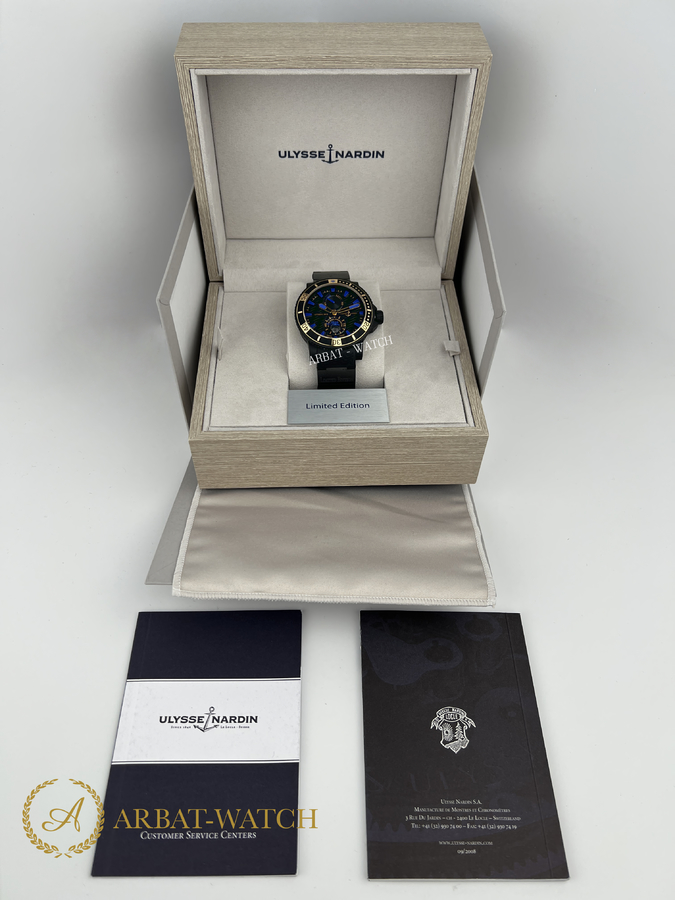 Ulysse Nardin Maxi Marine Diver Black Sea 45,8 mm 263-92LE-3C - Швейцарские часы Ulysse Nardin Maxi Marine Diver Black Sea 45,8 mm 263-92LE-3C