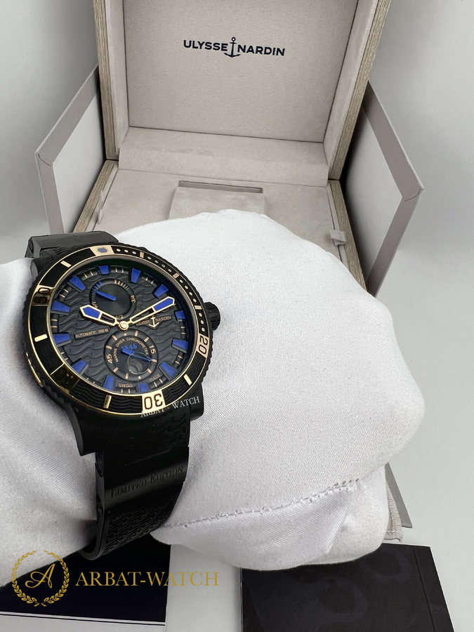 Ulysse Nardin Maxi Marine Diver Black Sea 45,8 mm 263-92LE-3C - Швейцарские часы Ulysse Nardin Maxi Marine Diver Black Sea 45,8 mm 263-92LE-3C