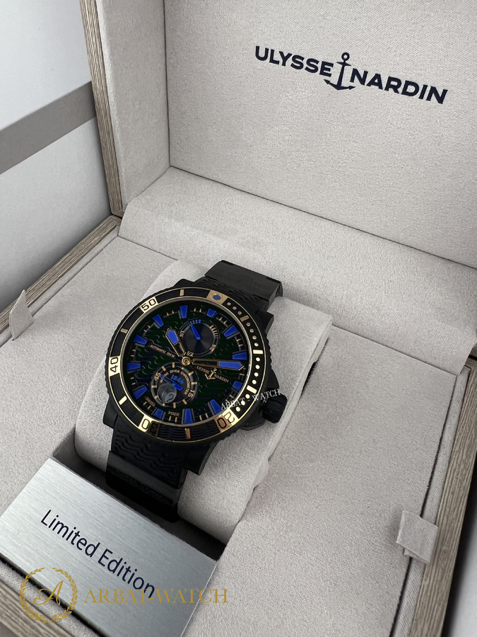 Ulysse Nardin Maxi Marine Diver Black Sea 45,8 mm 263-92LE-3C - Швейцарские часы Ulysse Nardin Maxi Marine Diver Black Sea 45,8 mm 263-92LE-3C