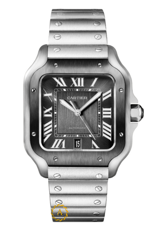 Cartier Santos De Cartier Large Automatic Grey Dial 47,5 x 39,8 mm WSSA0037