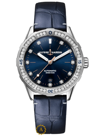 Ulysse Nardin Lady Diver Blue Diamonds Dial 39 mm 8163-182