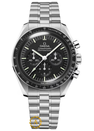 Omega Speedmaster Moonwatch Professional Stainless Steel Black Dial Chronograph 42 mm