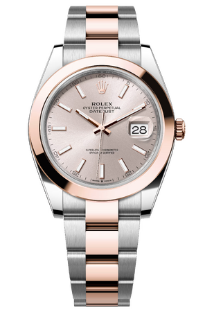 Rolex Datejust 41 mm 126301 Sundust Bicolor Everose Rolesor