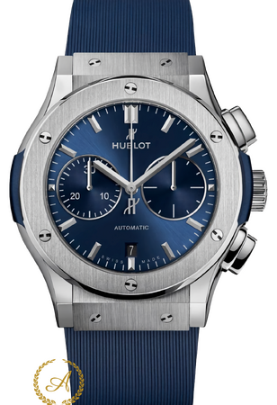Hublot Classic Fusion Chronograph Titanium Blue 45 mm 521.NX.7170.RX