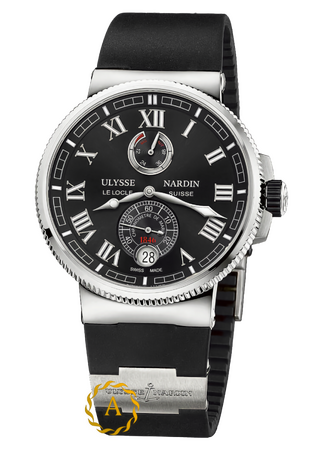 Ulysse Nardin Marine Chronometer Black Dial 43 mm 1183-126