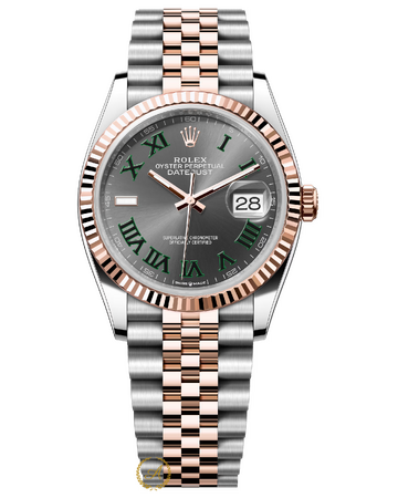 Rolex Datejust 36 mm 126231 Wimbledon Everose Rolesor Jubilee