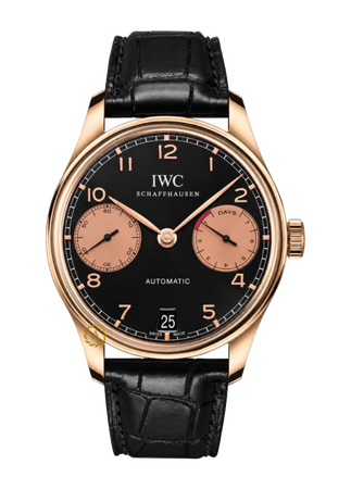 IWC Portuguese 42 mm Rose Gold Black Dial Limited 500 IW500121